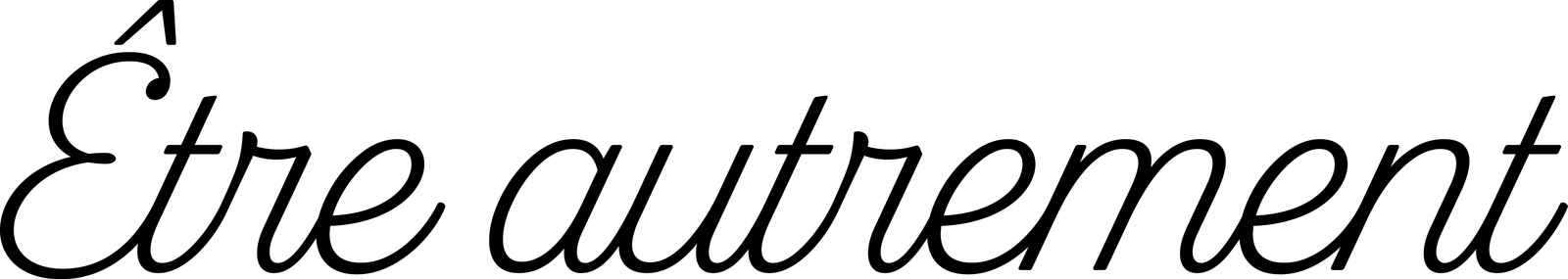 Être autrement